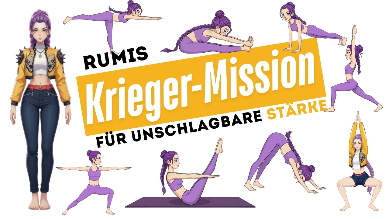Yoga 💎 Idol Power-Up Rumis Krieger-Mission für unschlagbare Stärke | Yoga mit Tanz