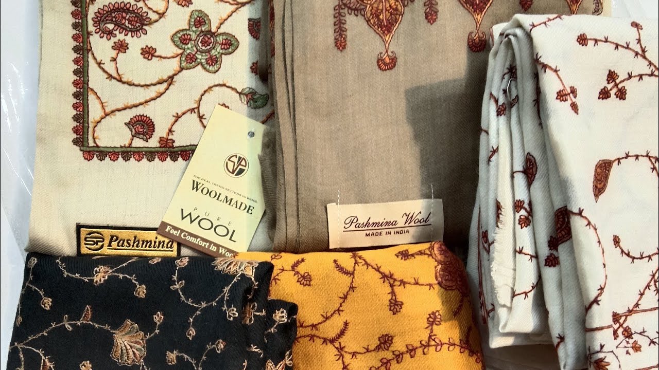 STOCK clearance SALE on handwork PASHMINA NEEDLEwork shawls kashmiri premium EXCLUSIVE ☎️8699606674