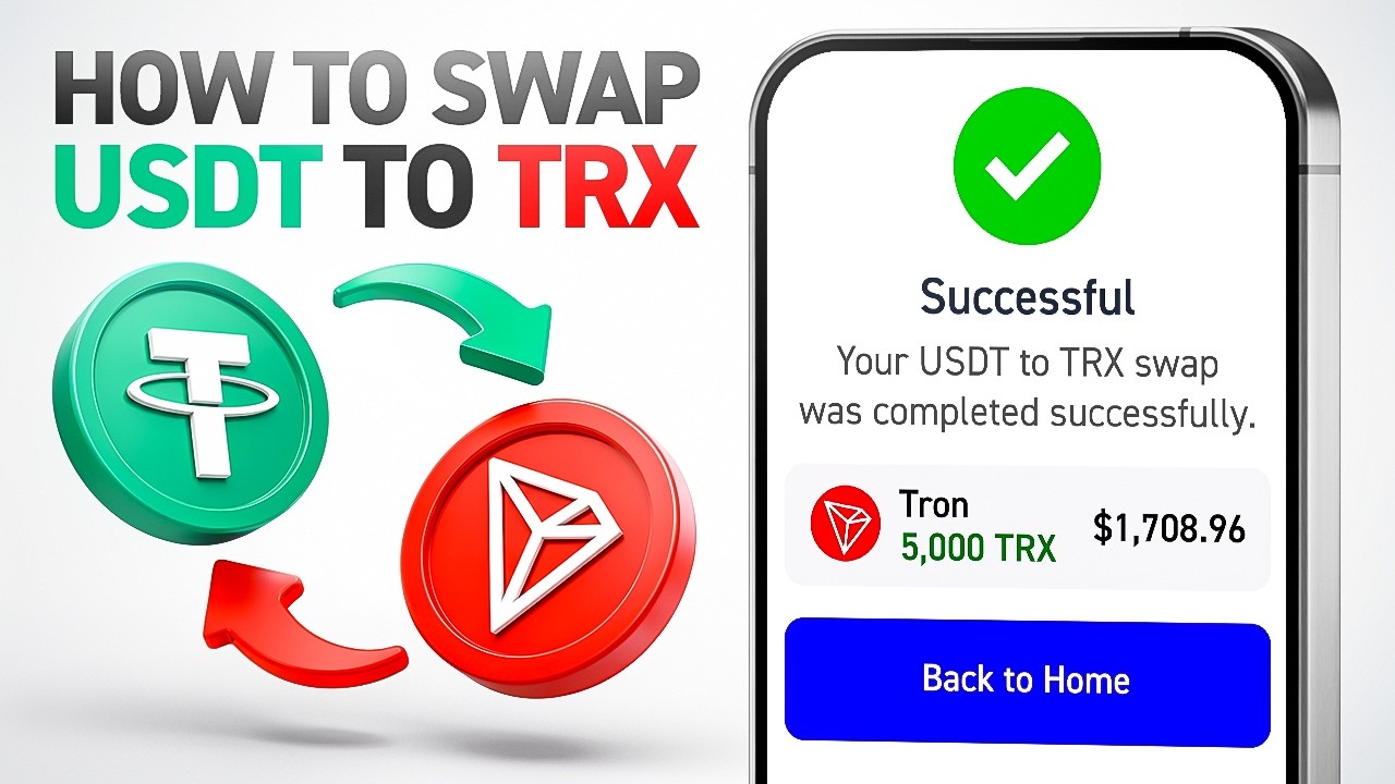 How to Swap USDT to TRX With ZERO TRX in Your Wallet (TronLink & Trust Wallet)
