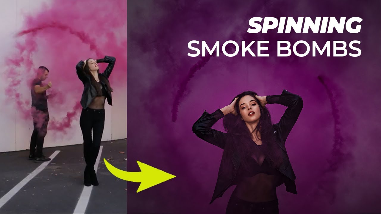 Complete Smoke Bomb Photography Tutorial - How to SPIN Smoke!