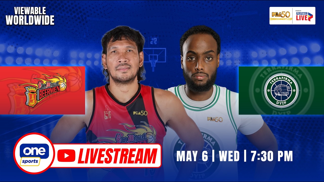 LIVE: SAN MIGUEL vs TERRAFIRMA | PBA SEASON 50 COMMISSIONER&rsquo;S CUP | MAY 6, 2026