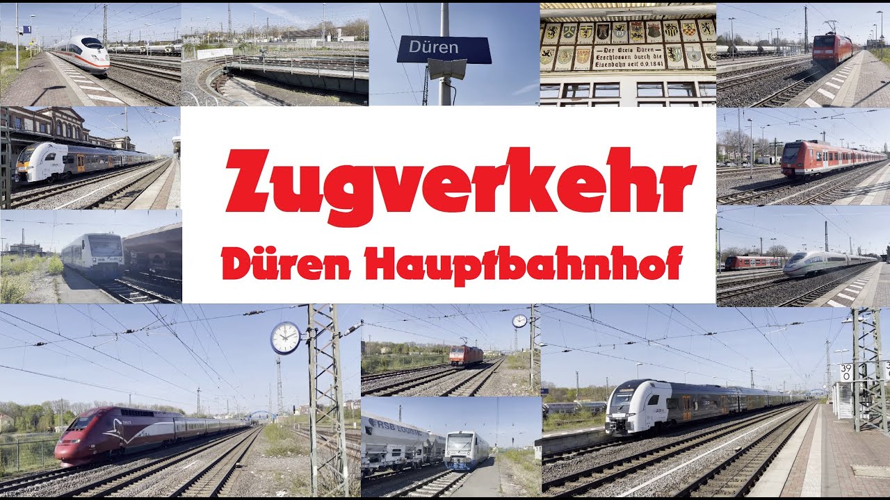 Zugverkehr Düren Hauptbahnhof #railway #train #treinen #trainspotting