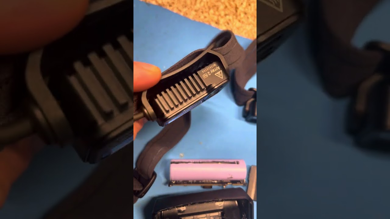 Olight Array 2 pro disassembled (faulty)
