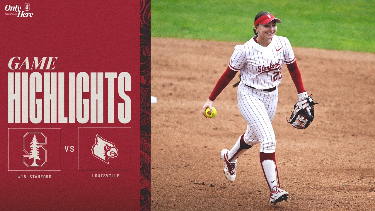 Highlights: Stanford Softball vs. Louisville (2/28/26)