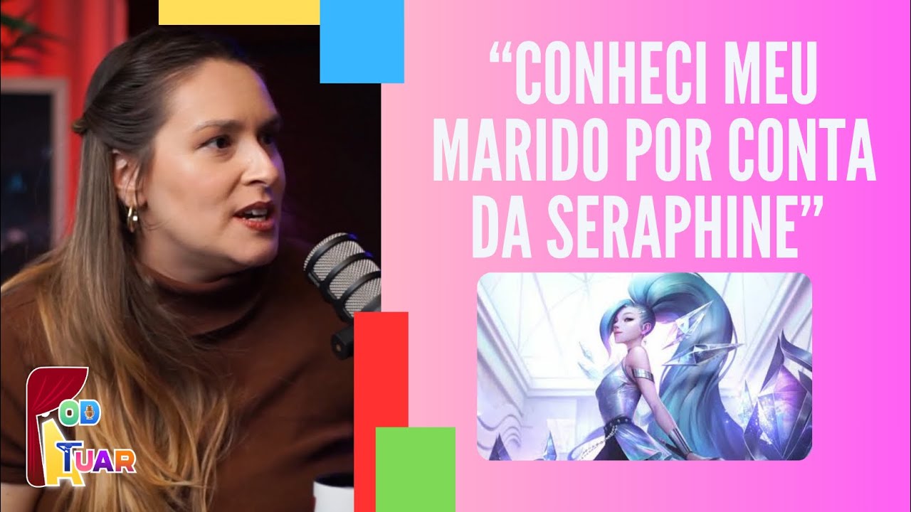 A DUBLAGEM DA SERAPHINE DE LEAGUE OF LEGENDS - Luiza Caspary no cortes Pod-Atuar Podcast