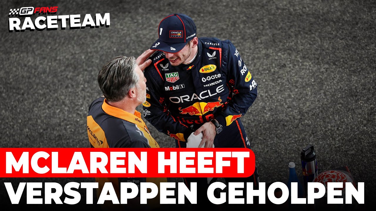 McLaren heeft Verstappen geholpen in titelstrijd l GPFans Raceteam