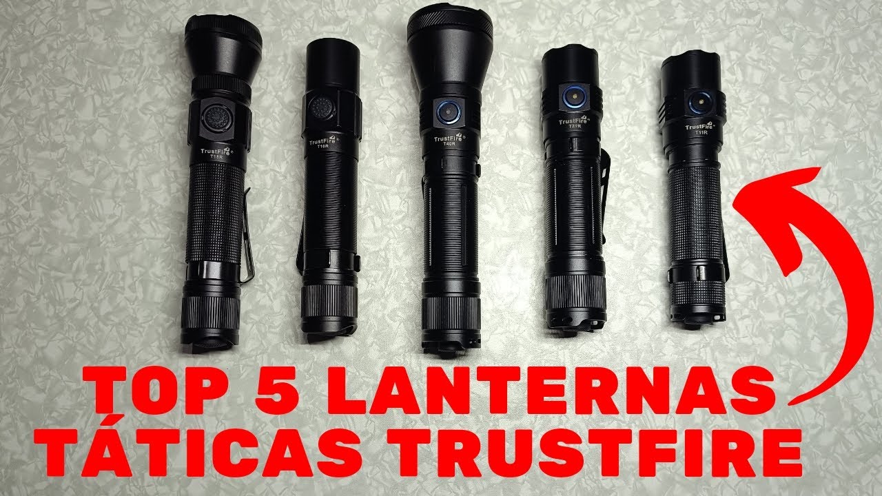 Top 5 Lanternas Táticas da TrustFire