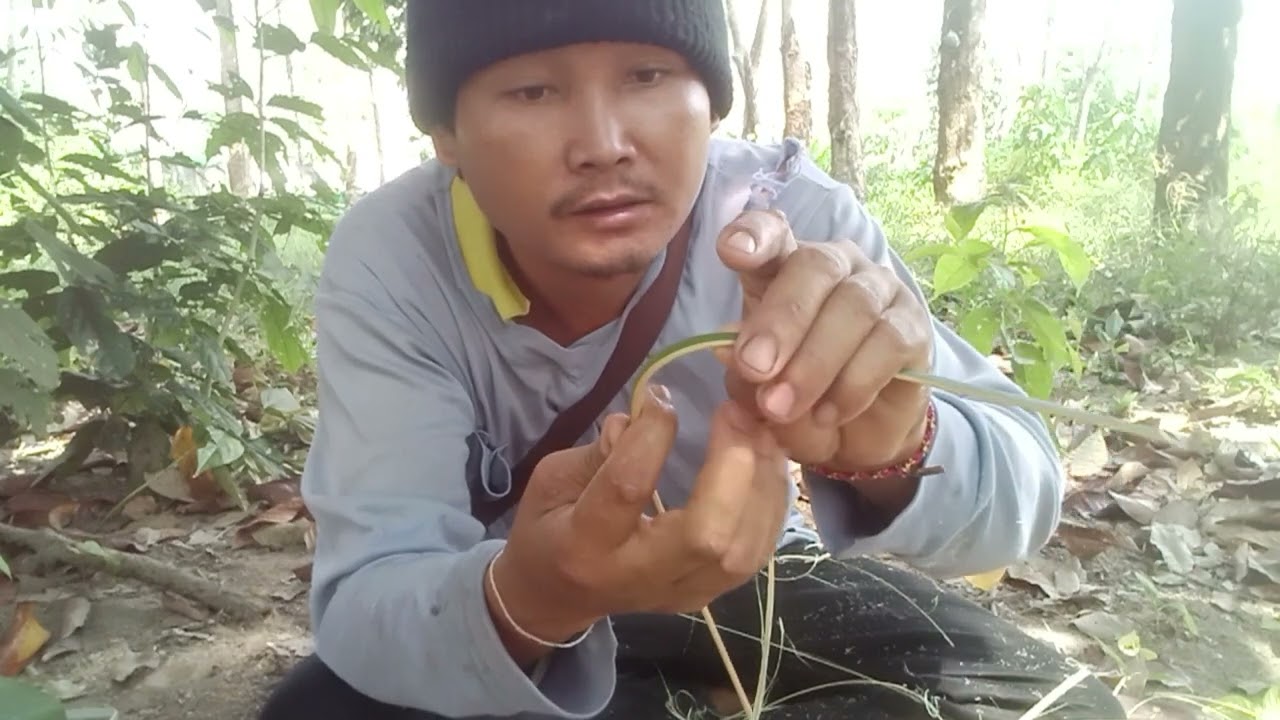 ทำกับดักไก่ป่า