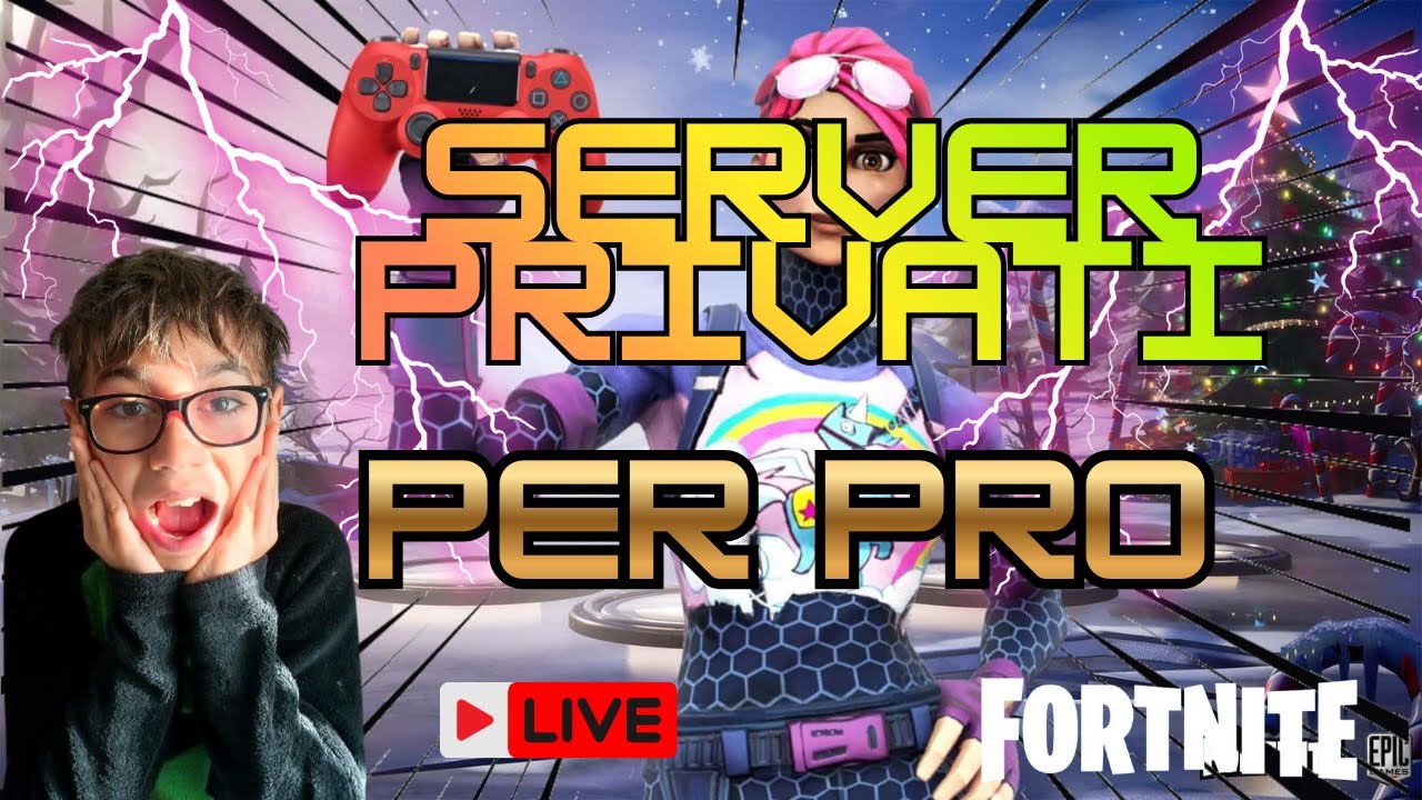 lobby aperta ora! 🤯 server privati fortnite con tutti voi! | fight, box e gioca con me | live