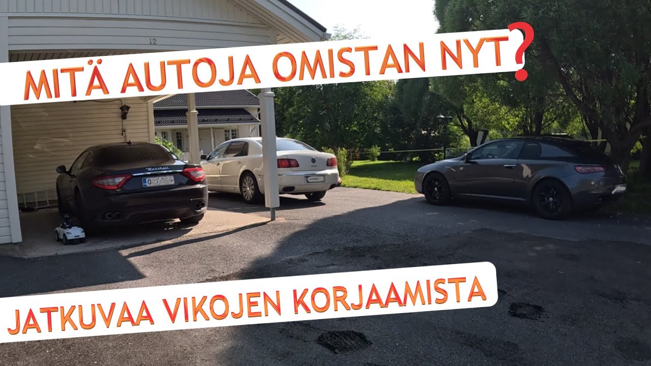 Melkein kaikki autoni ovat rikki tavalla tai toisella