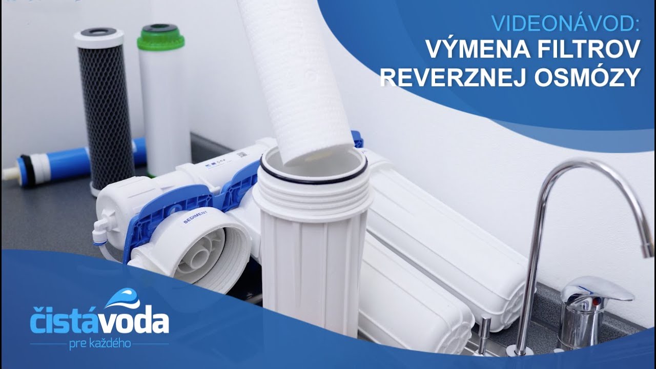 Výmena filtrov a dezinfekcia reverznej osmózy