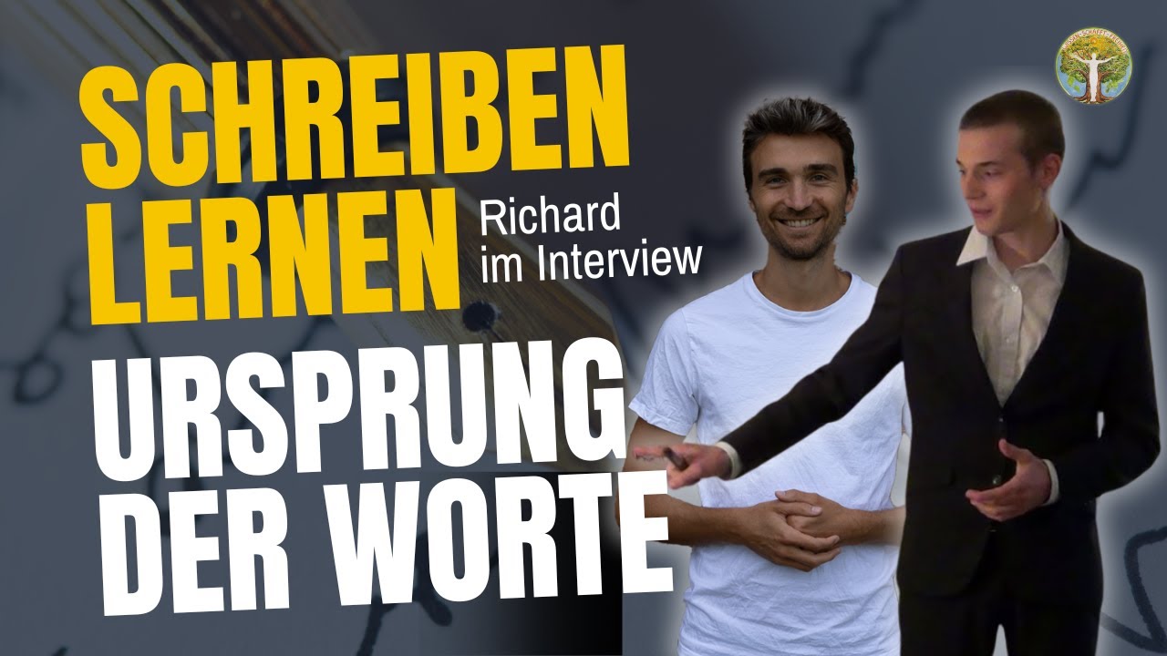 Schreiben lernen - Ursprung der Worte - Welche Hirnh&auml;lfte denkt? Richard im Interview