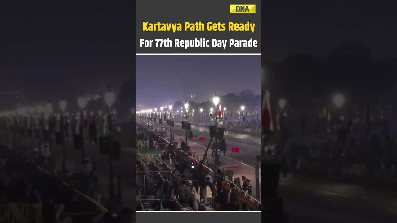 Republic Day 2026: Preparations Underway At Kartavya Path Ahead Of 77th Republic Day Parade | Delhi