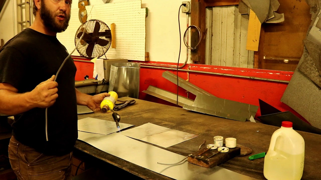How to SOLDER  Sheet Metal