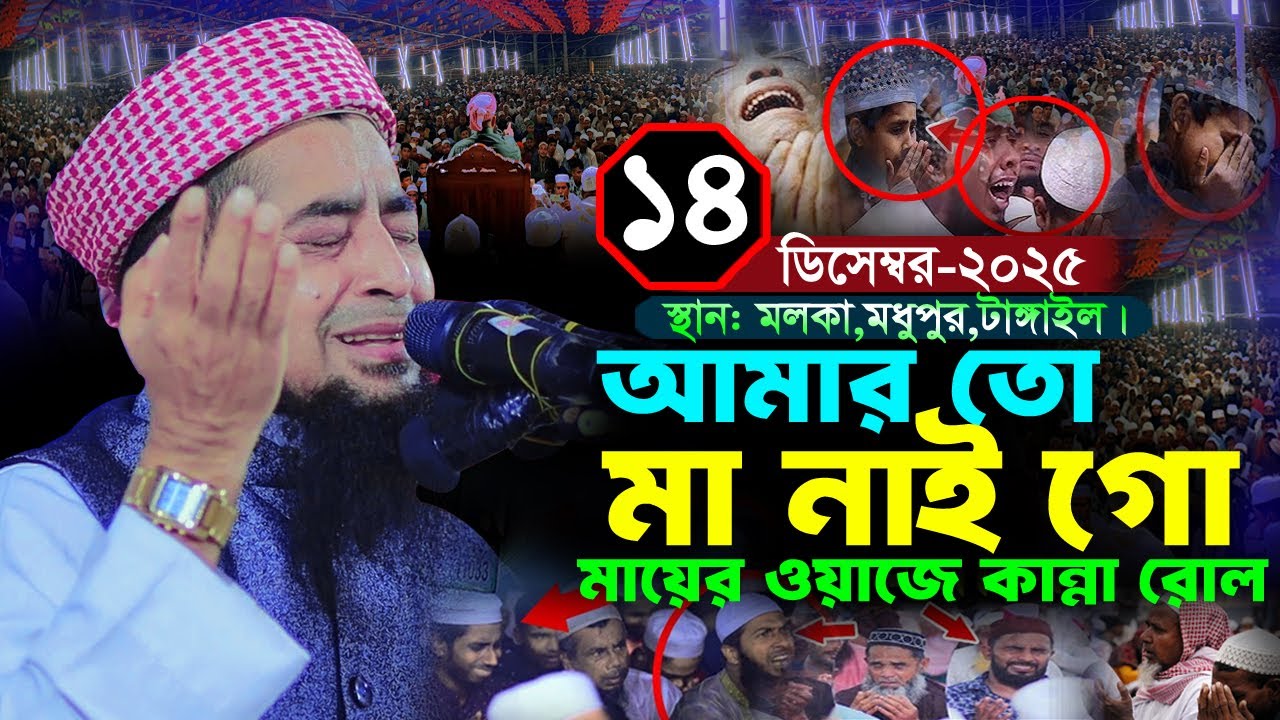 আমার তো মা নাই রে যুবক ১৪/১২/২০২৫ মলকা,মধুপুর,টাঙ্গাইল | Eliasur rahman zihadi ইলিয়াছুর রহমান জিহাদী