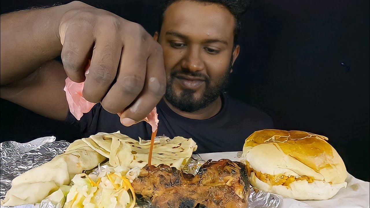 Aluthkade Street food Crisphy chicken burgur/Thandoori chicken shawarma/Rotti with BBQ #dilNtaste