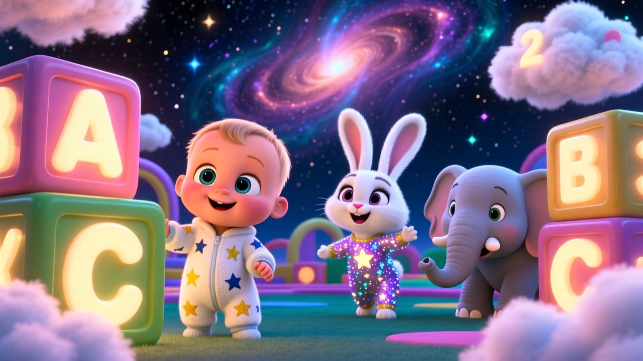 Sparkling Space Dreams With Baby ✨🚀 | Fun Kids Song for Toddlers & Preschoolers