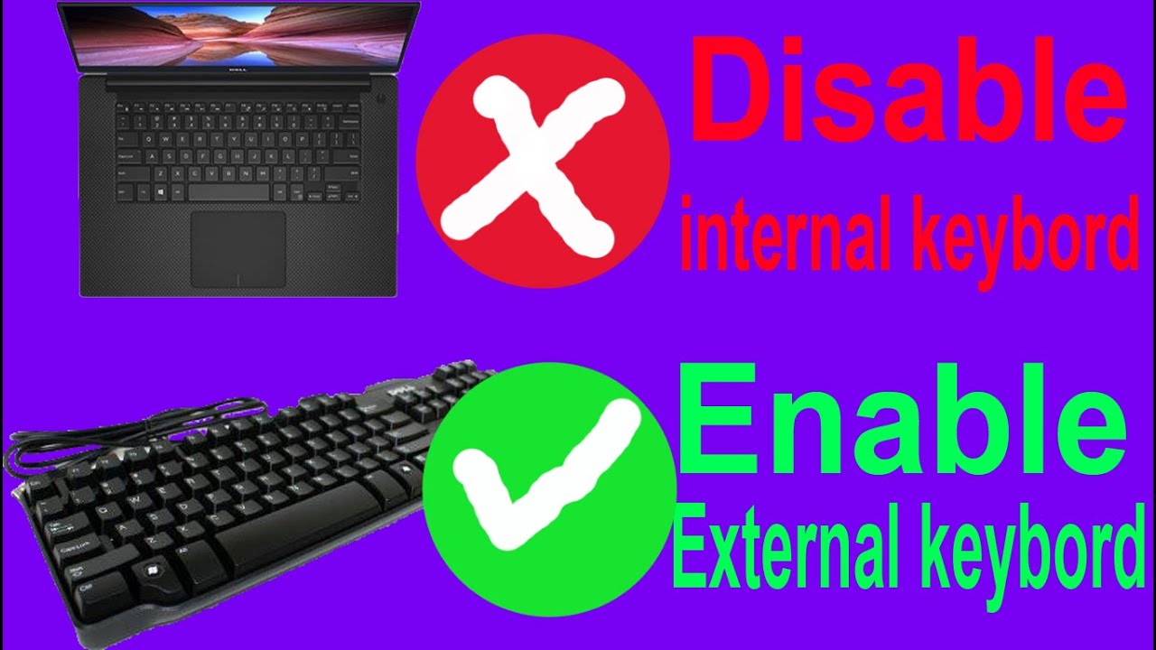 How To Disable Laptop Keyboard And Use External Keyboard in Hindi