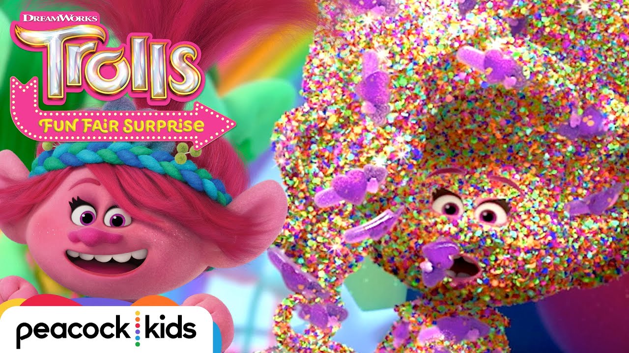 Hair Emergency? Call Poppy & Viva! | Fun Fair Surprise | TROLLS