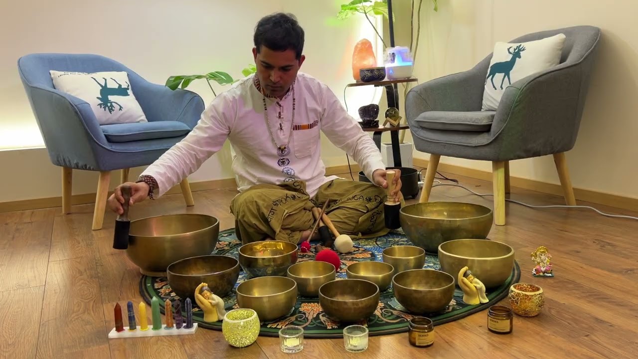This Sound * REWIRES* Something Inside You, Tibetan Singing Bowl bowl Sound Bath for Stress Relief, 