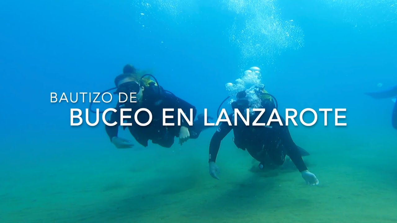 Hacemos un BAUTIZO de BUCEO en LANZAROTE