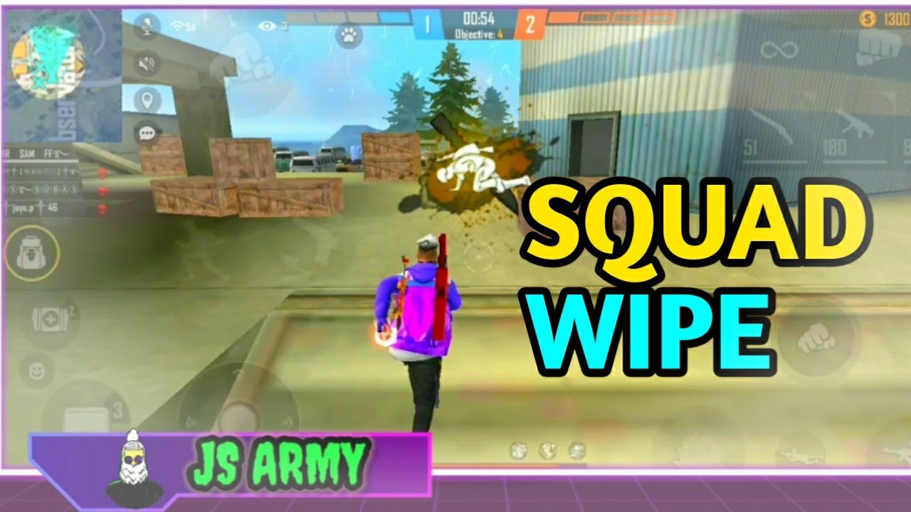 SQUAD WIPE IN 10SECOND😎|JS ARMY🤡|#1v4cluth