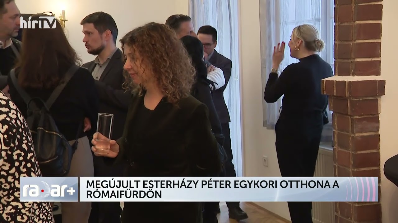 Megújult Esterházy Péter egykori otthona a Rómaifürdőn - HÍR TV+