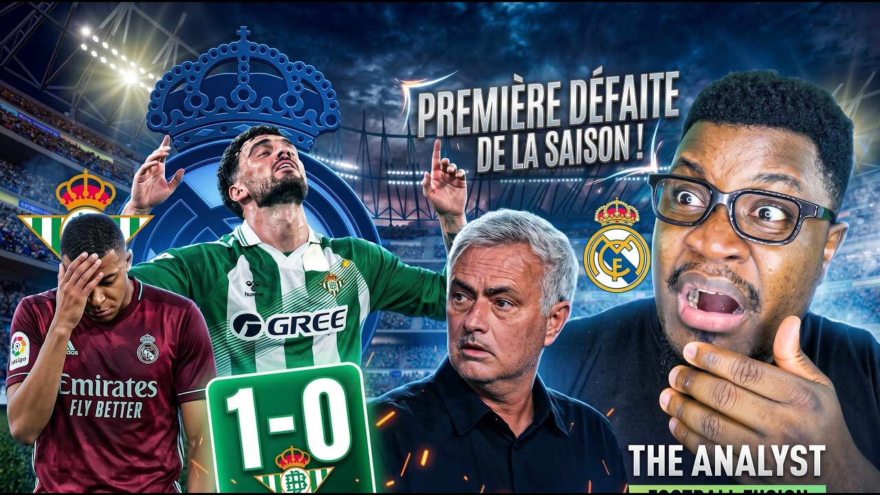 PREMI&Egrave;RE D&Eacute;FAITE DU REAL MADRID ! LE BETIS FRAPPE FORT !