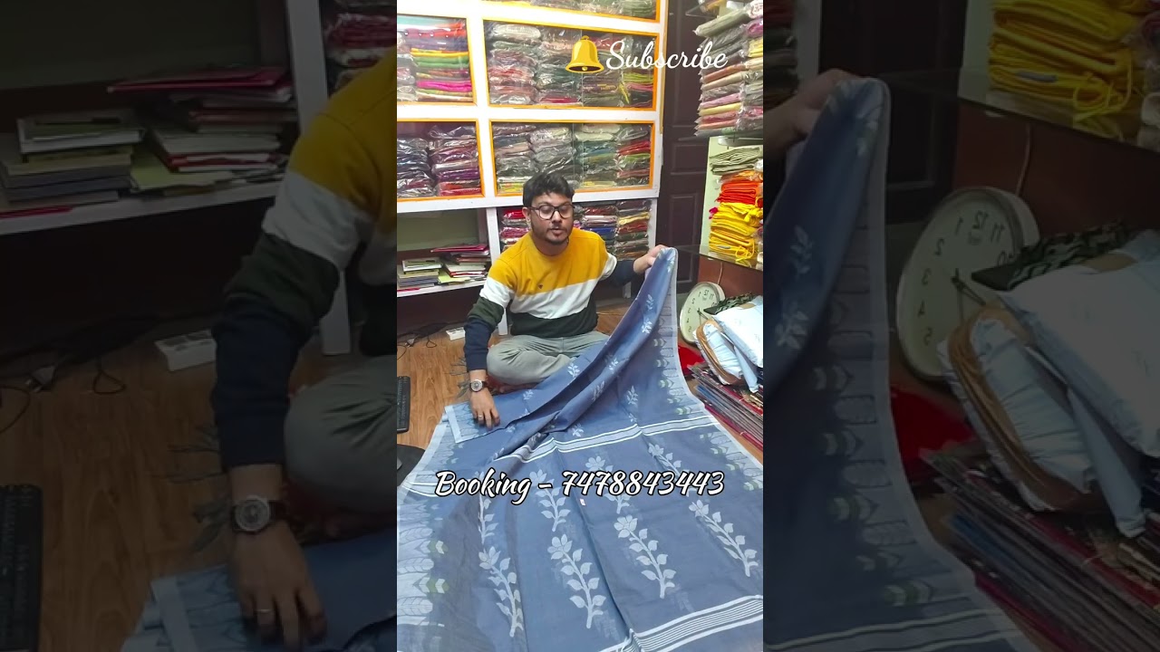 Premium Handloom saree|Pramanik Saree Kutir|Booking-7478843443(whats app and call)