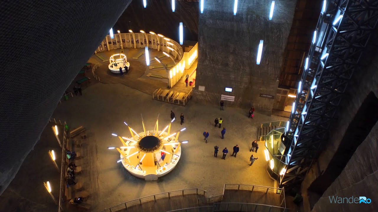 Salina Turda - Filmare cu drona