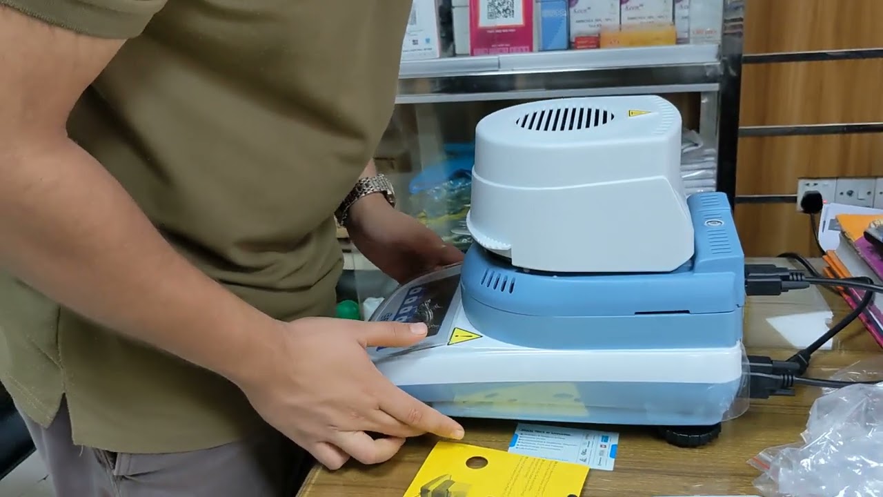 Bel Engineering Moisture Analyzer i-Thermo G163L Full Installation & Oparating Video