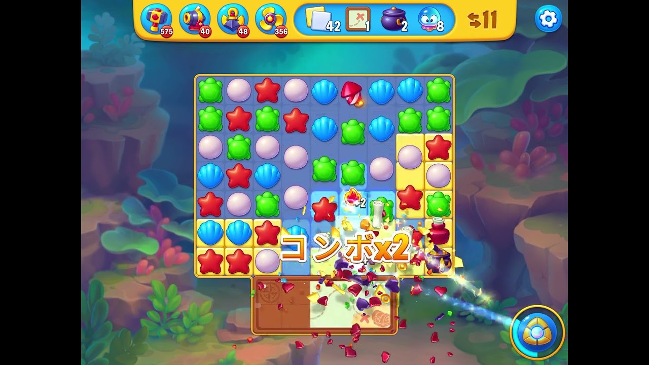 Fishdom level 8302 no boosters フィッシュダム ノーマル [Friend's]