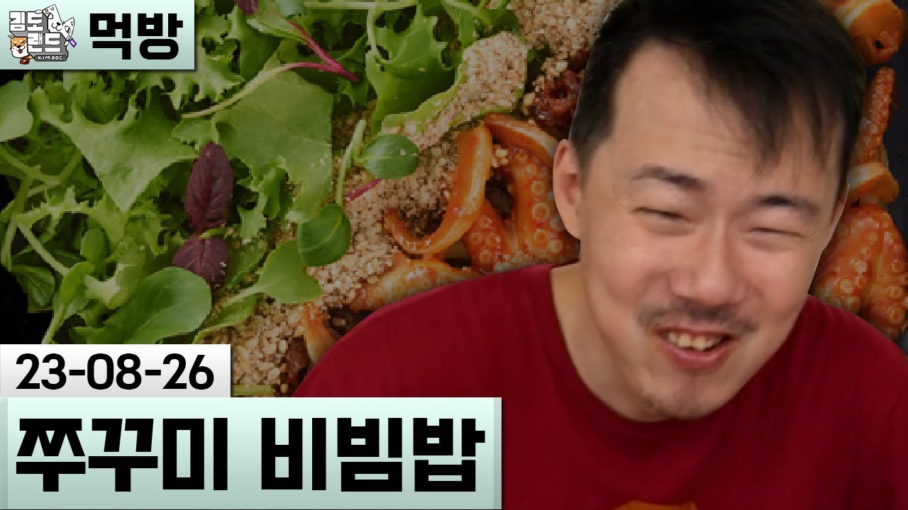 [먹방] 쭈꾸미 비빔밥 (23-08-26) | 김도 풀영상