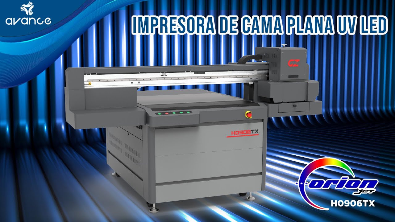 Imprime en una infinidad de sustratos | Impresora UV de cama plana UV-LED OrionJet H0906TX