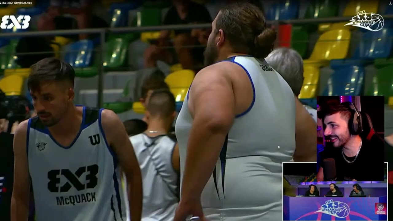 NEXXUZ REACCIONA A SU PRESENTACION EN EL TORNEO DE BALONCESTO DE IBAI ( PORQUE IBA CON UN BALON? XD)