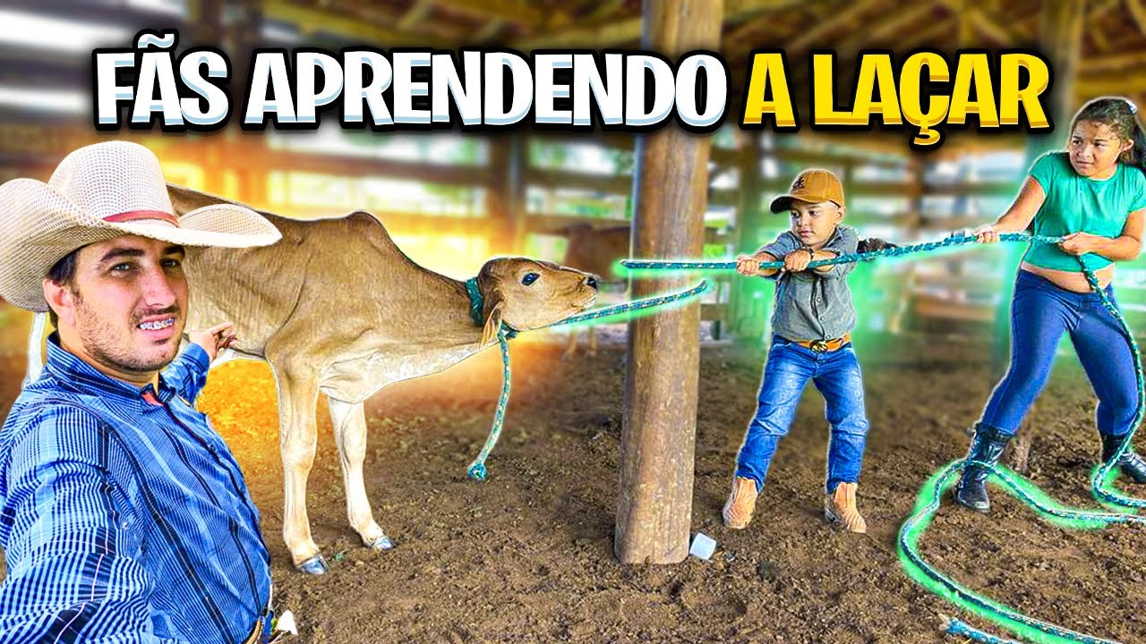 ESTÁGIARIOS  NOVOS  VEIO APRENDER A LAÇAR