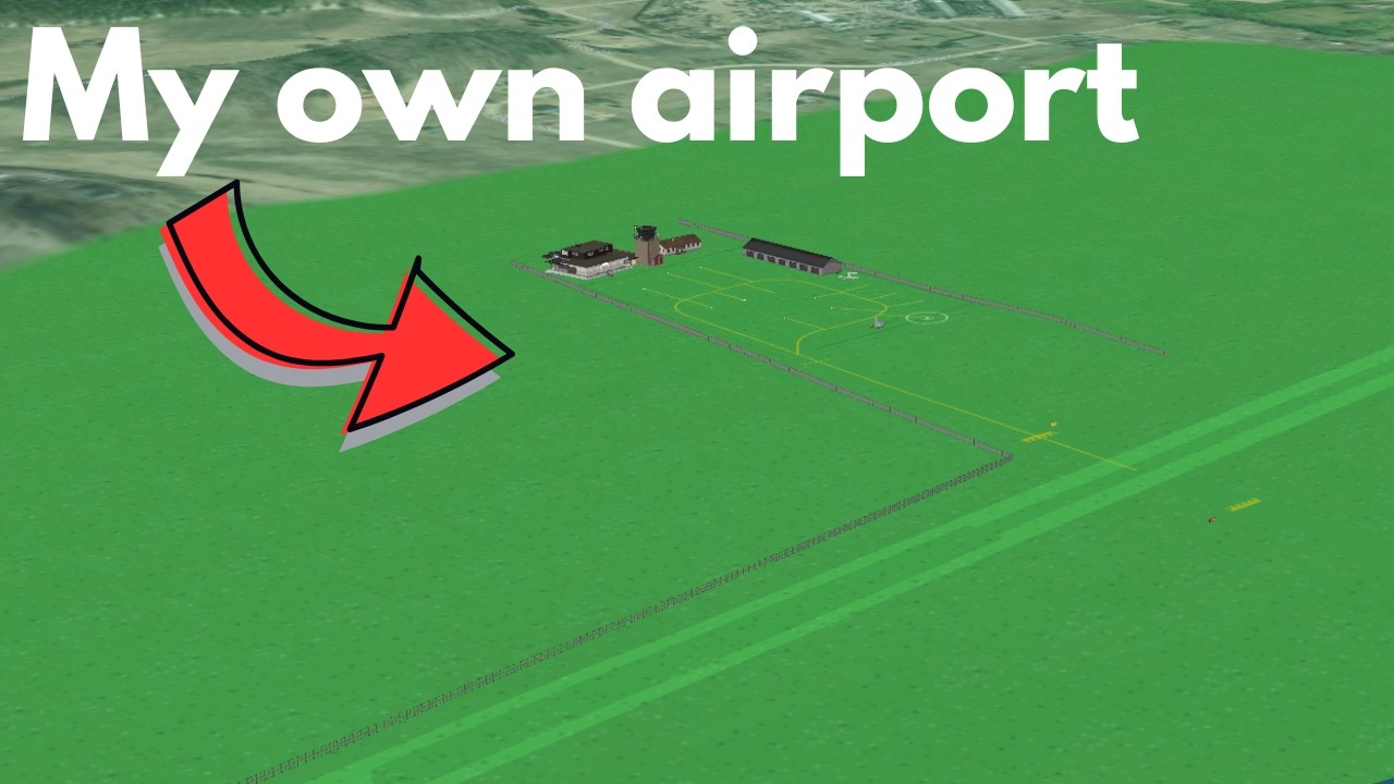 I built a CUSTOM AIRPORT in MSFS 2024! #swiss001airport