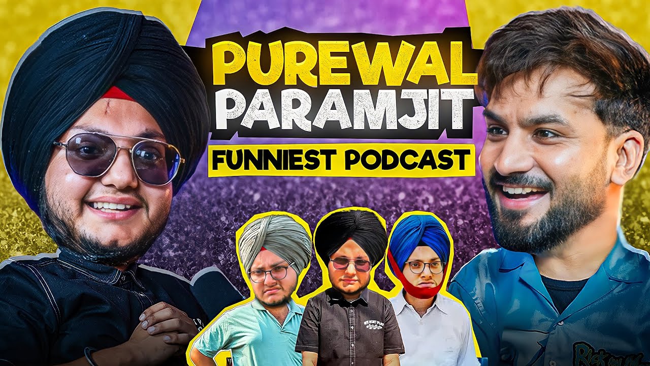 PUREWAL PARAMJIT ਨਾਲ Full ਹਾਸੇ ਵਾਲਾ Podcast🤣 । The Aman Aujla Show