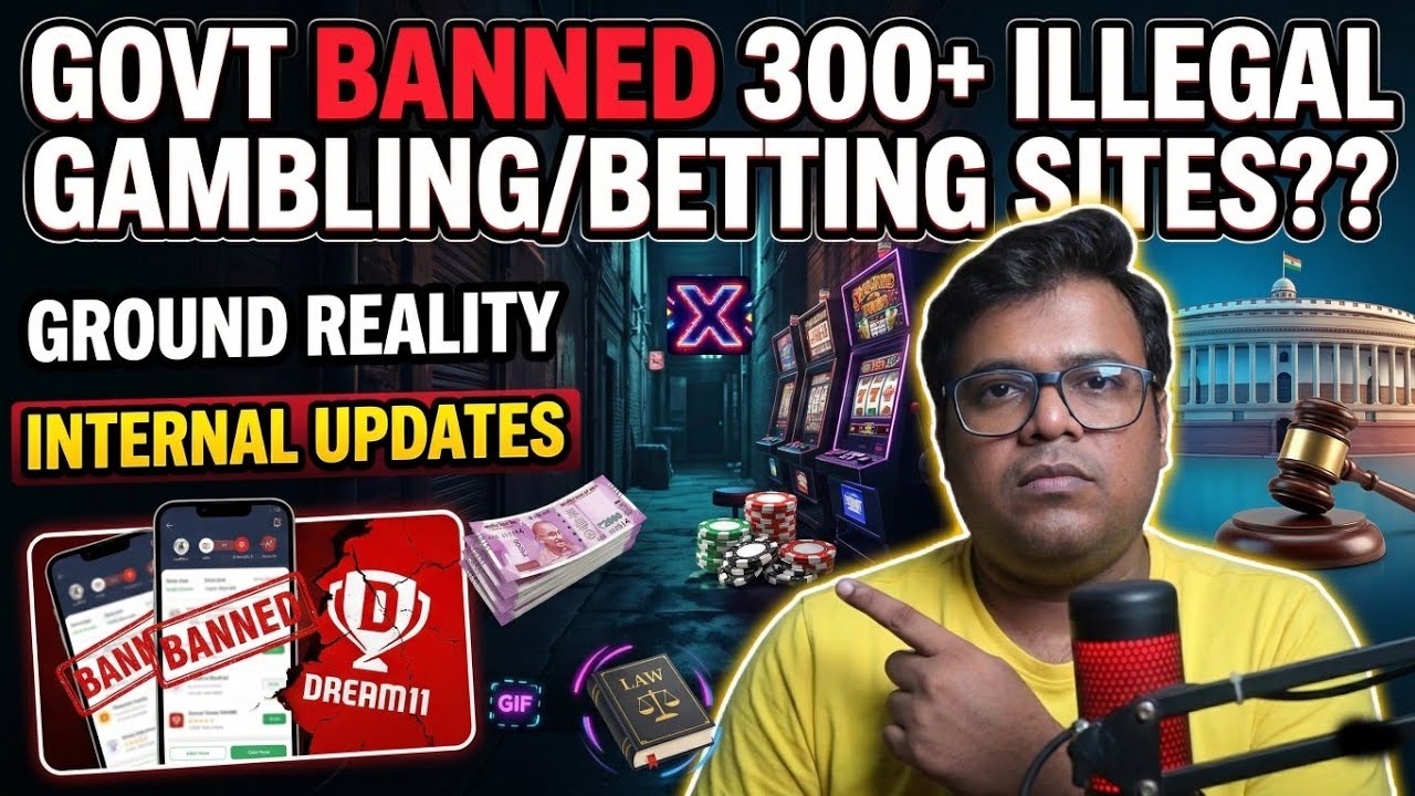 Govt banned 300 illegal gambling, betting websites