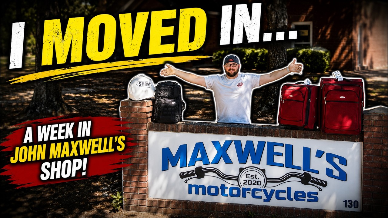 Living at John Maxwell's, my time at Maxwell's Motorcycles.