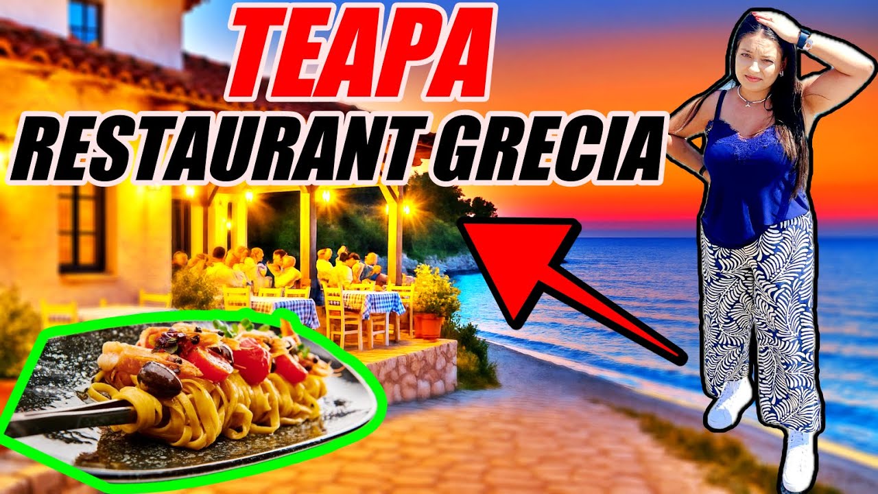 TEAPA in GRECIA-HALKIDIKI. Mâncare de 10 DAR..