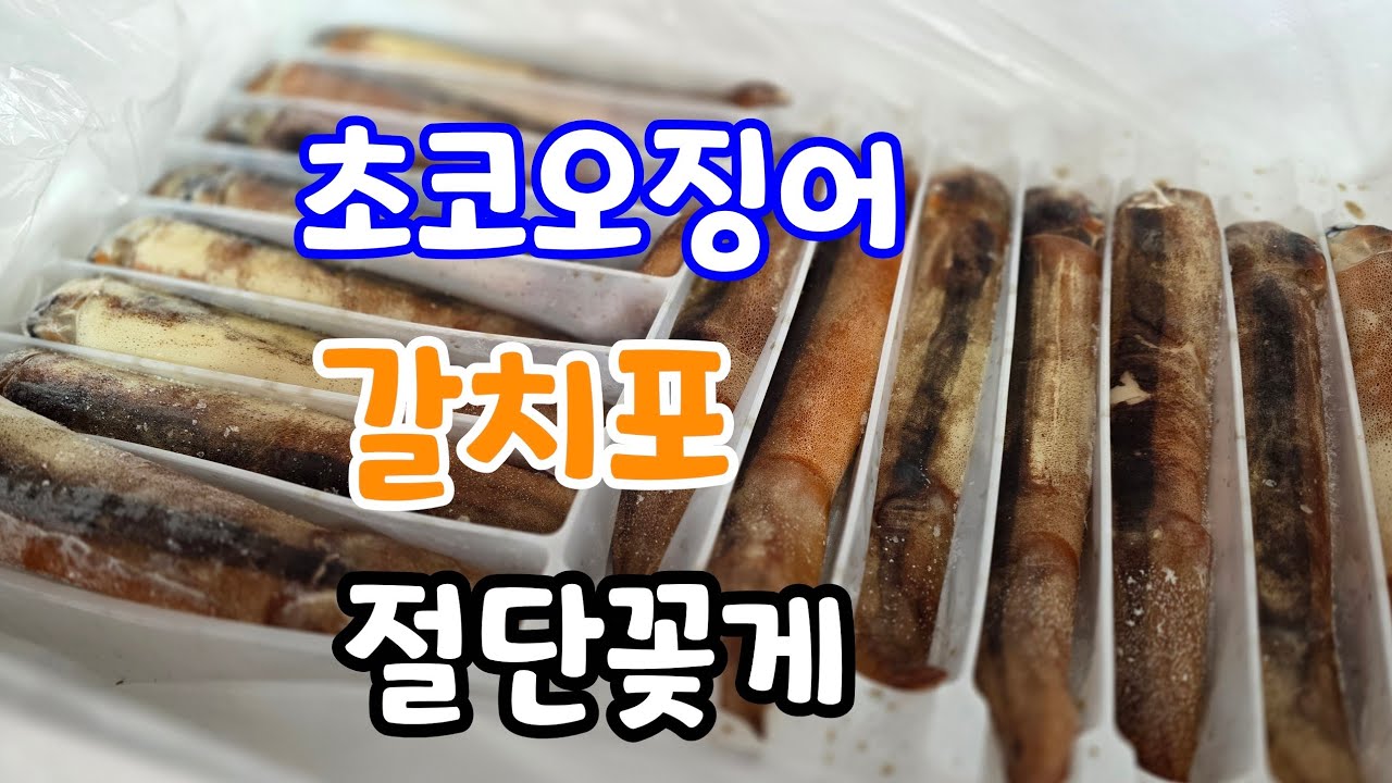 초코오징어,갈치포,절단꽃게,가자미 실시간 생방송