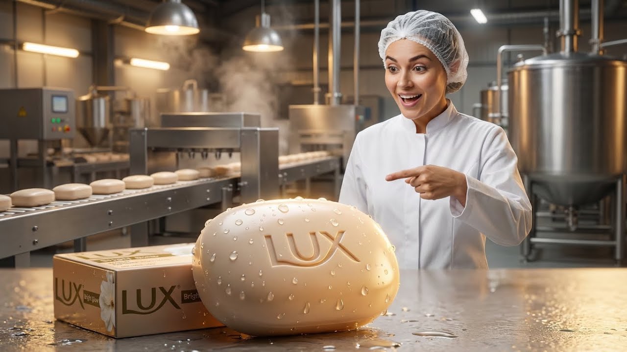 How Lux Soap Is Made | Satisfying Factory Machines | Relaxing Industrial Sounds