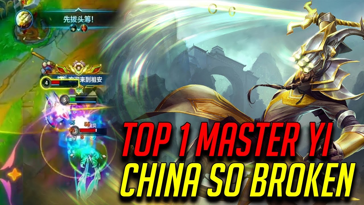 WILD RIFT THE BEST MASTER YI IN THE WORLD??!!! CHINESE SOVEREIGN ELO