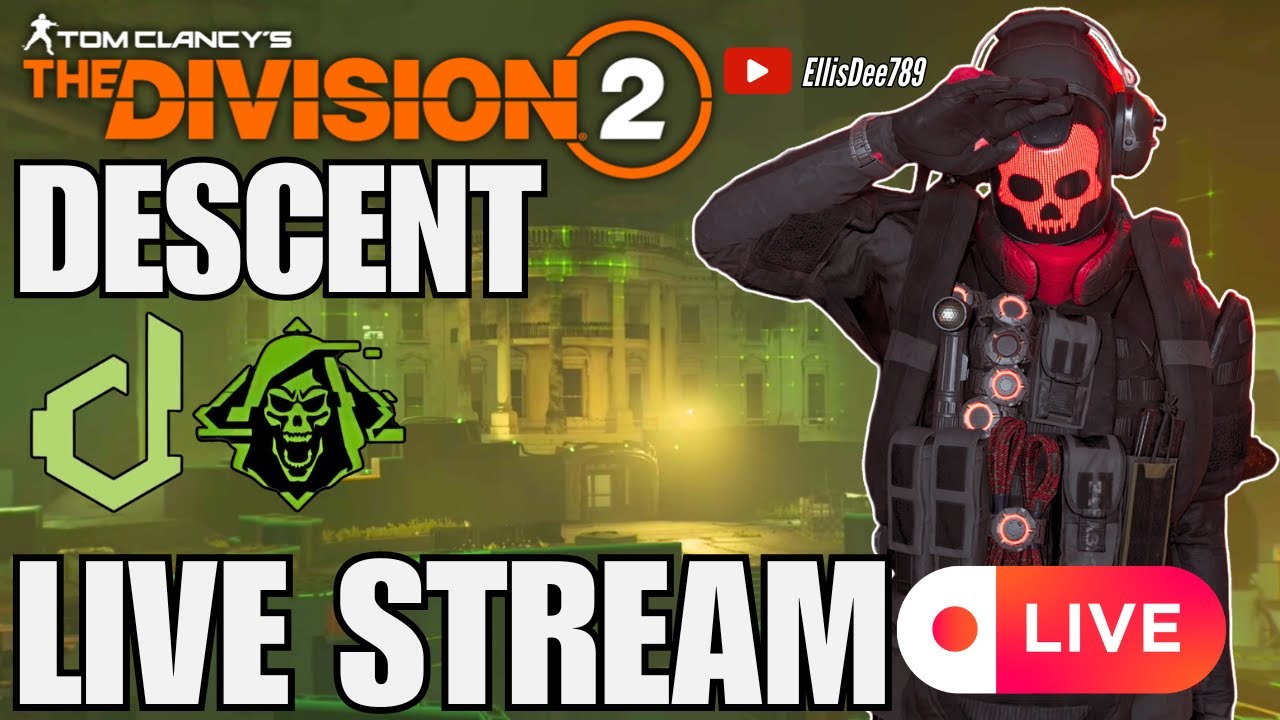 🔴[LIVE] Embarrassing NEMESIS in DESCENT Livestream - The Division 2