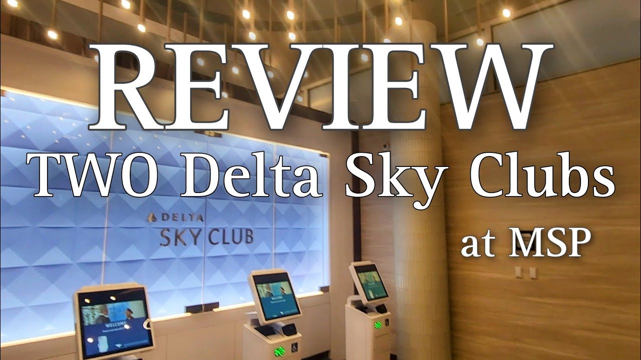 НОВЫЙ клуб Delta Sky Club в аэропорту Миннеаполиса против старого клуба MSP