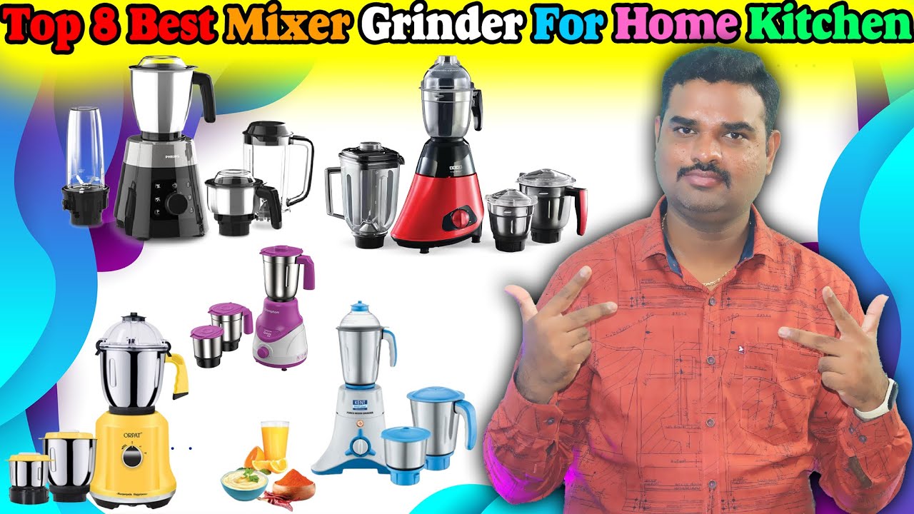 ✅ Top 8 Best Mixer Grinder In India 2025 With Price |Kitchen Mixer Grinder Review & Comparison