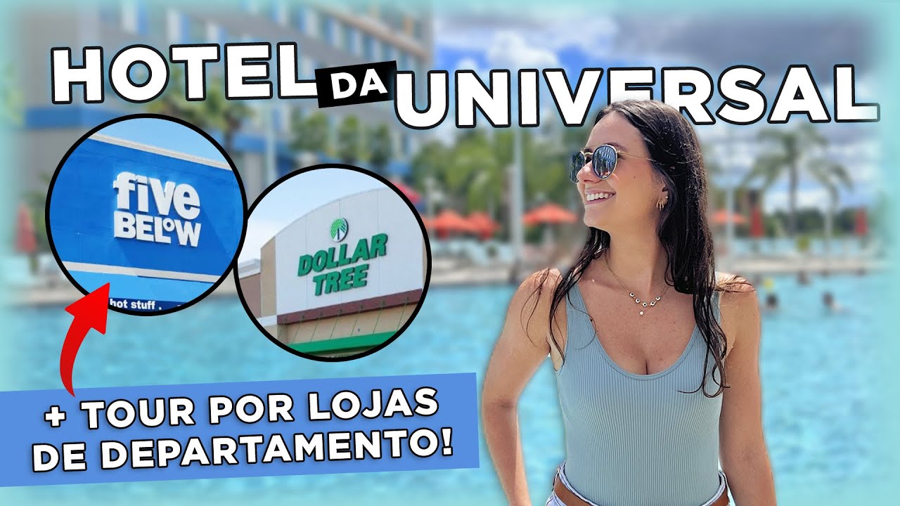 COMPRAS EM ORLANDO PARTE 2 - ROSS, DOLLAR TREE, FIVE BELOW, TJ MAXX E HOTEL NA UNIVERSAL | VLOG #8