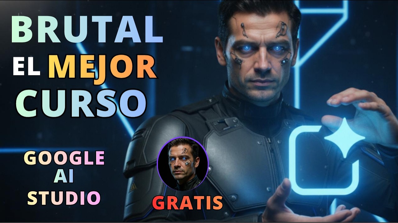 El MEJOR CURSO de GOOGLE AI STUDIO - ACTUALIZADO - IA de Google - GRATIS - COMPLETO