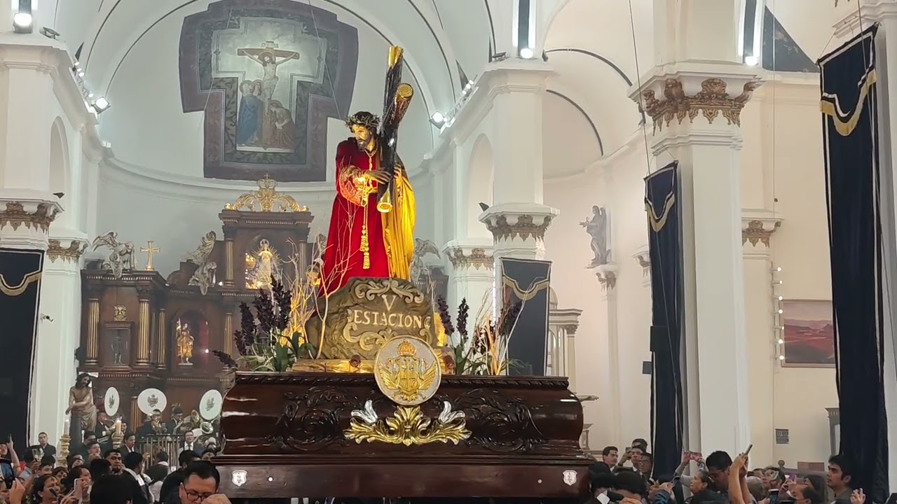Salida de Jesús nazareno de la justicia, miércoles de ceniza 2026 
